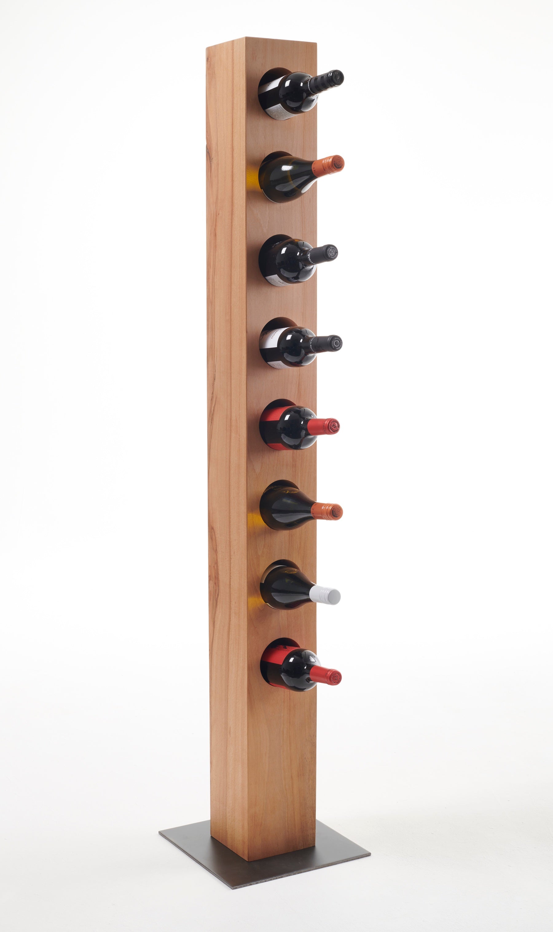 Vertical wine rack wood deals